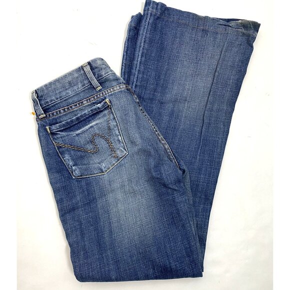 Citizens Of Humanity By Jerome Dahan Style 170-001 Low Rise Flare Y2K Size 29 - Picture 15 of 15
